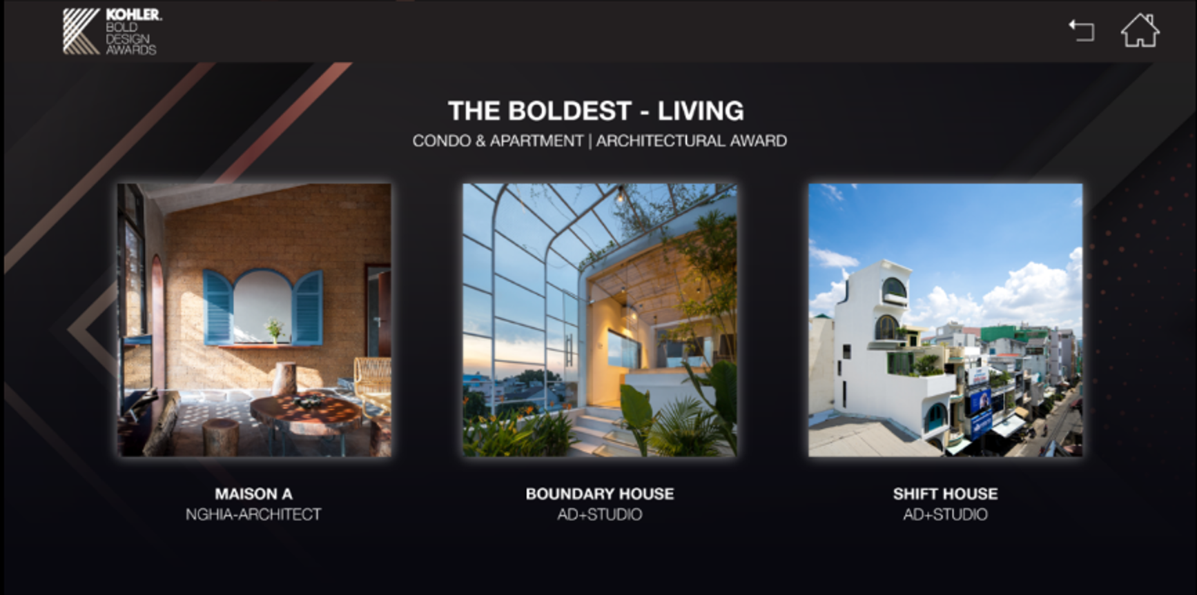 Kohler Bold Design Awards Vietnam 2020
