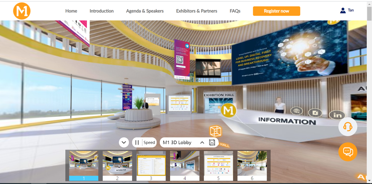 M1 Virtual Exhibition and Conference Level Up: Digital First for Business Recovery and Breakthrough