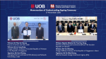 Virtual MOU signing ceremony between UOB Singapore and FIA Vietnam